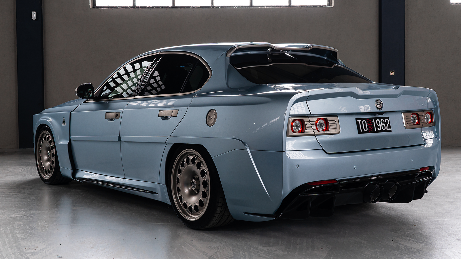 The Giulia ErreErre Fuoriseri uses the Giulia QV as its base