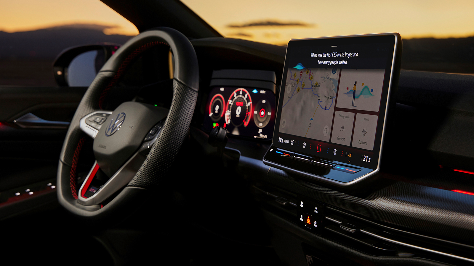 Out go the touch-sensitive steering wheel buttons, in comes a giant new screen
