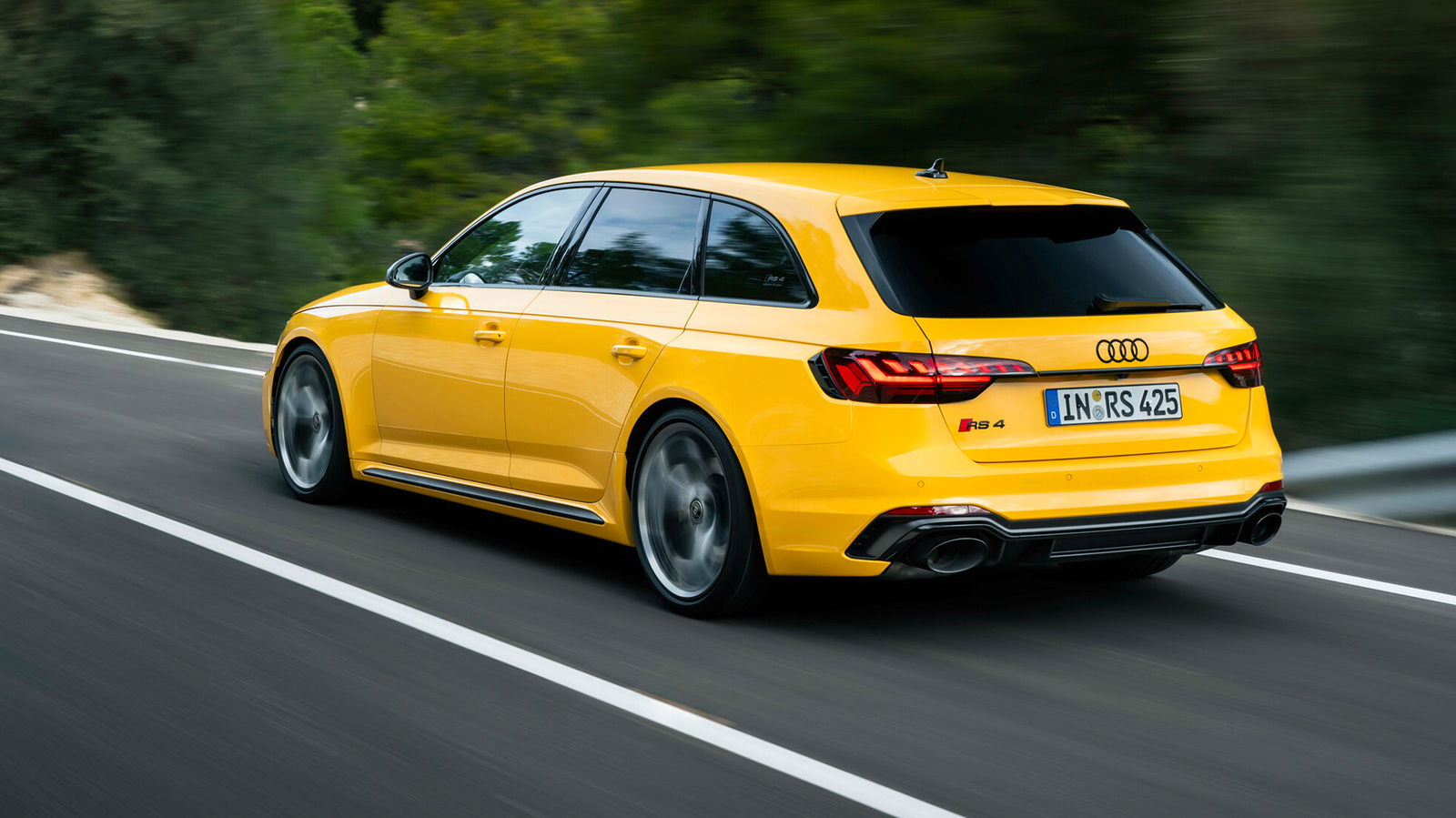 Audi RS4 Edition 25 Years, rear 3/4