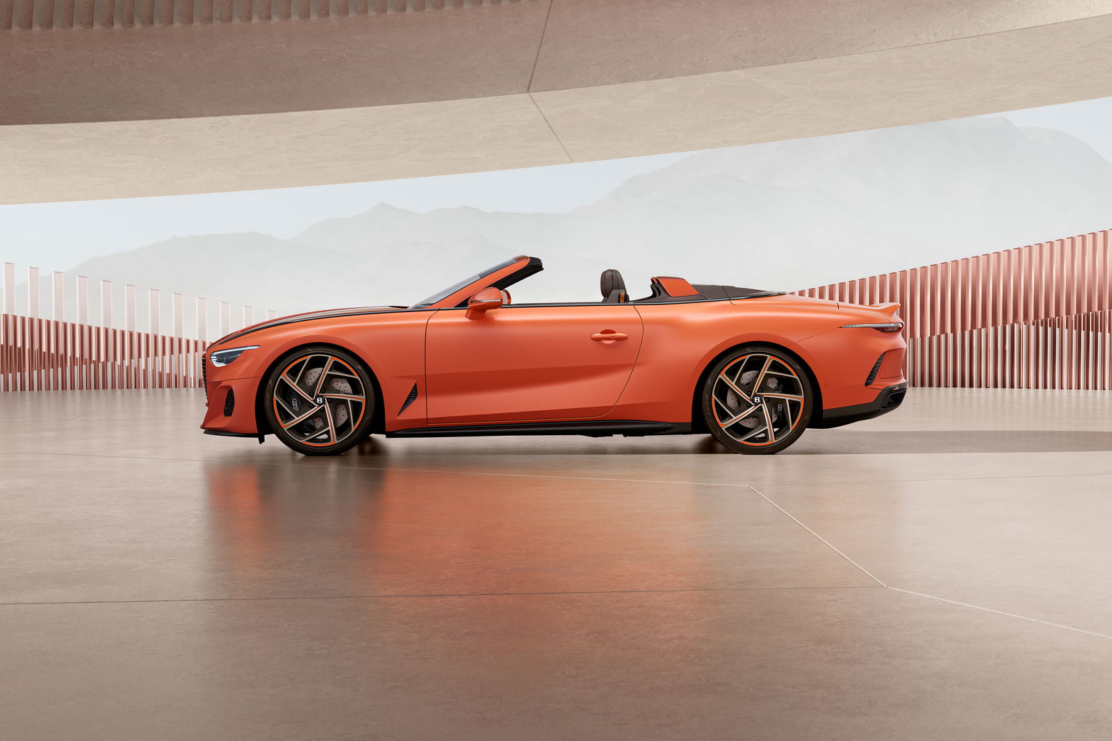 Bentley Batur Convertible - side