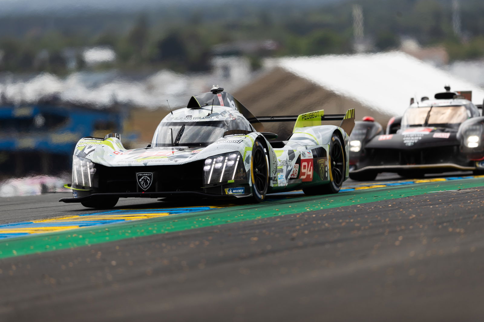The #94 Peugeot 9X8 at the 2024 24 Hours of Le Mans