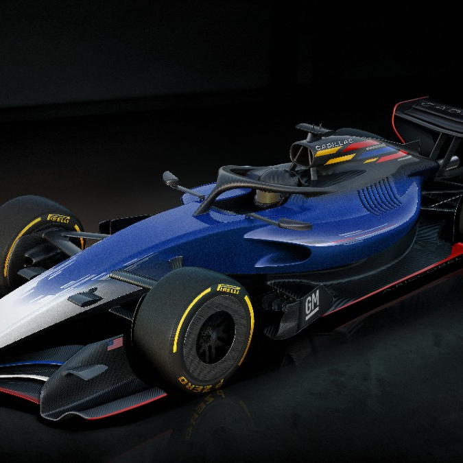 Cadillac F1 Car Render | © General Motors