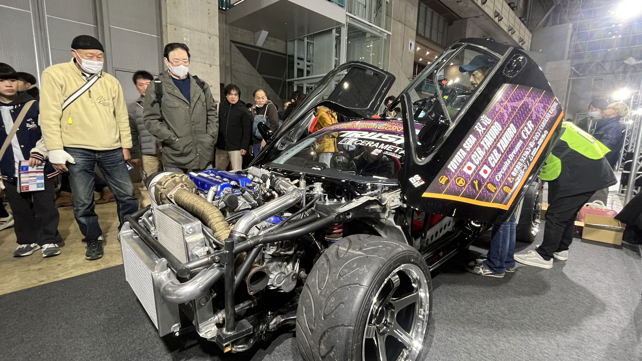 Twin-engined Toyota Sera - front