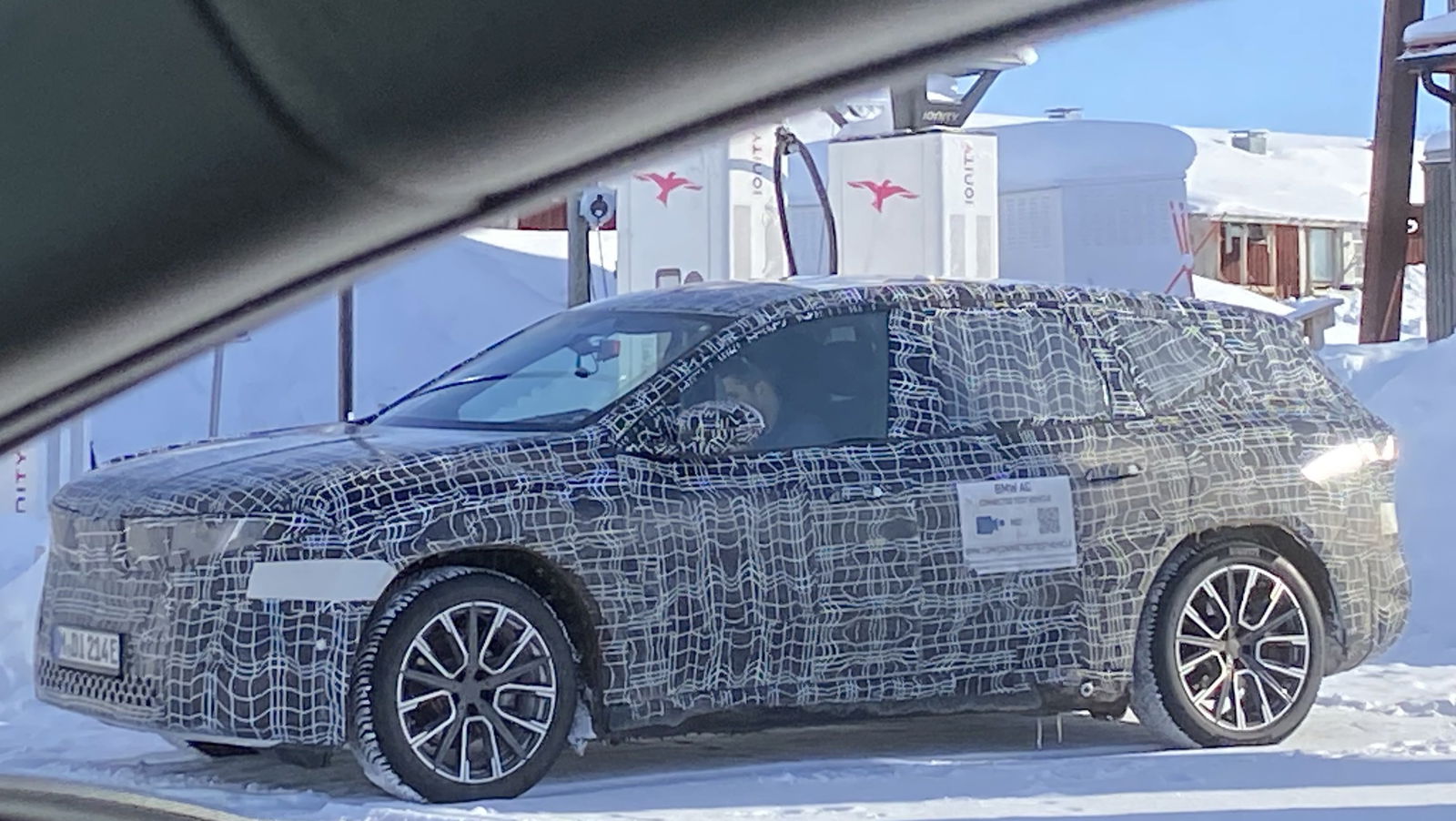 BMW iX3 prototype - front