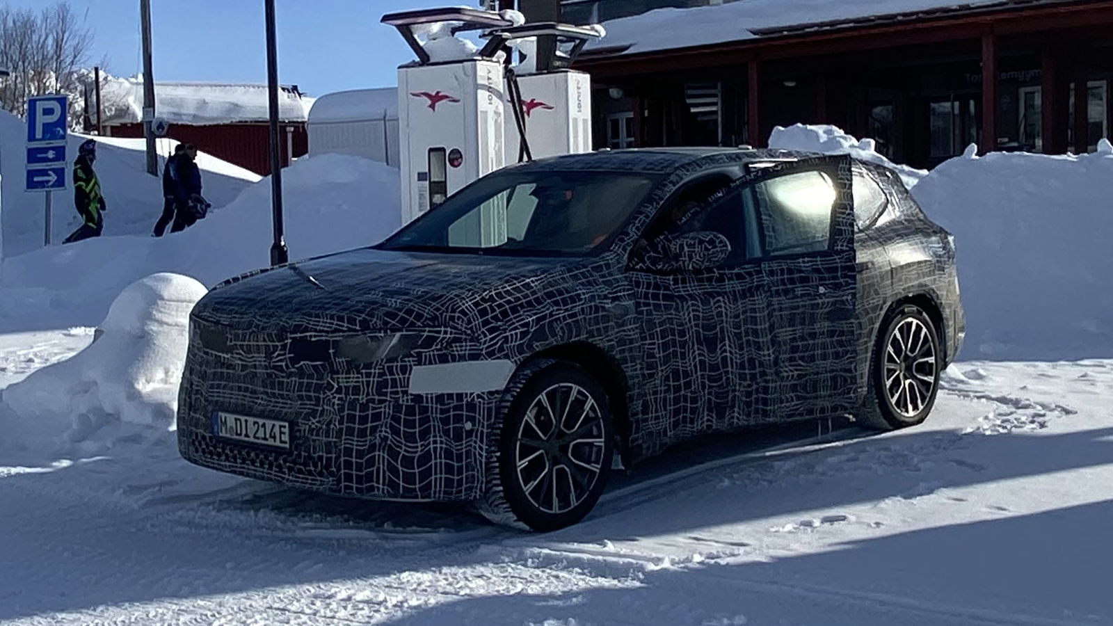 BMW iX3 prototype - front