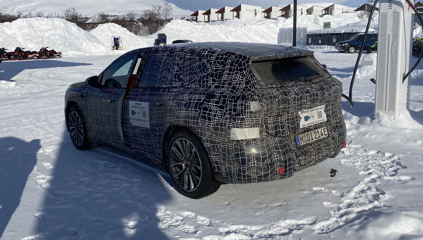 BMW iX3 prototype - rear