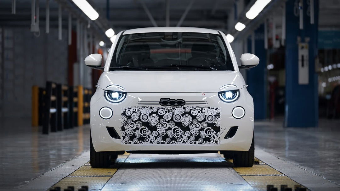 Fiat 500 Hybrid prototype - front
