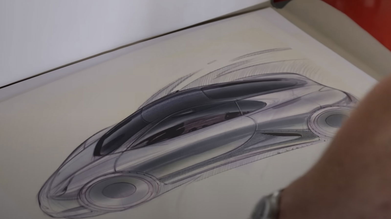 Porsche design sketch