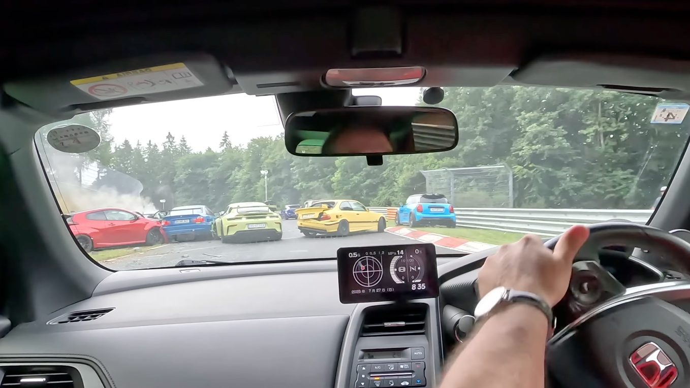 ‘Coolant’ Spill Causes Huge Nürburgring Touristenfahrten Pile-Up