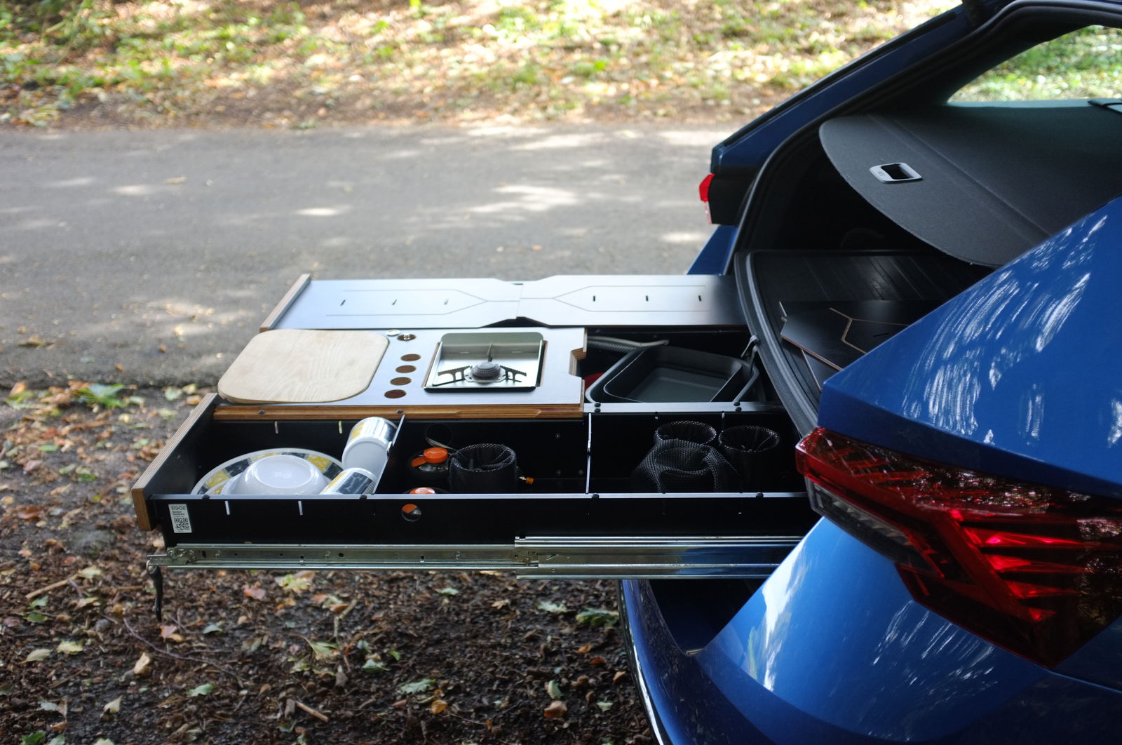 Skoda Octavia vRS camping kitchen