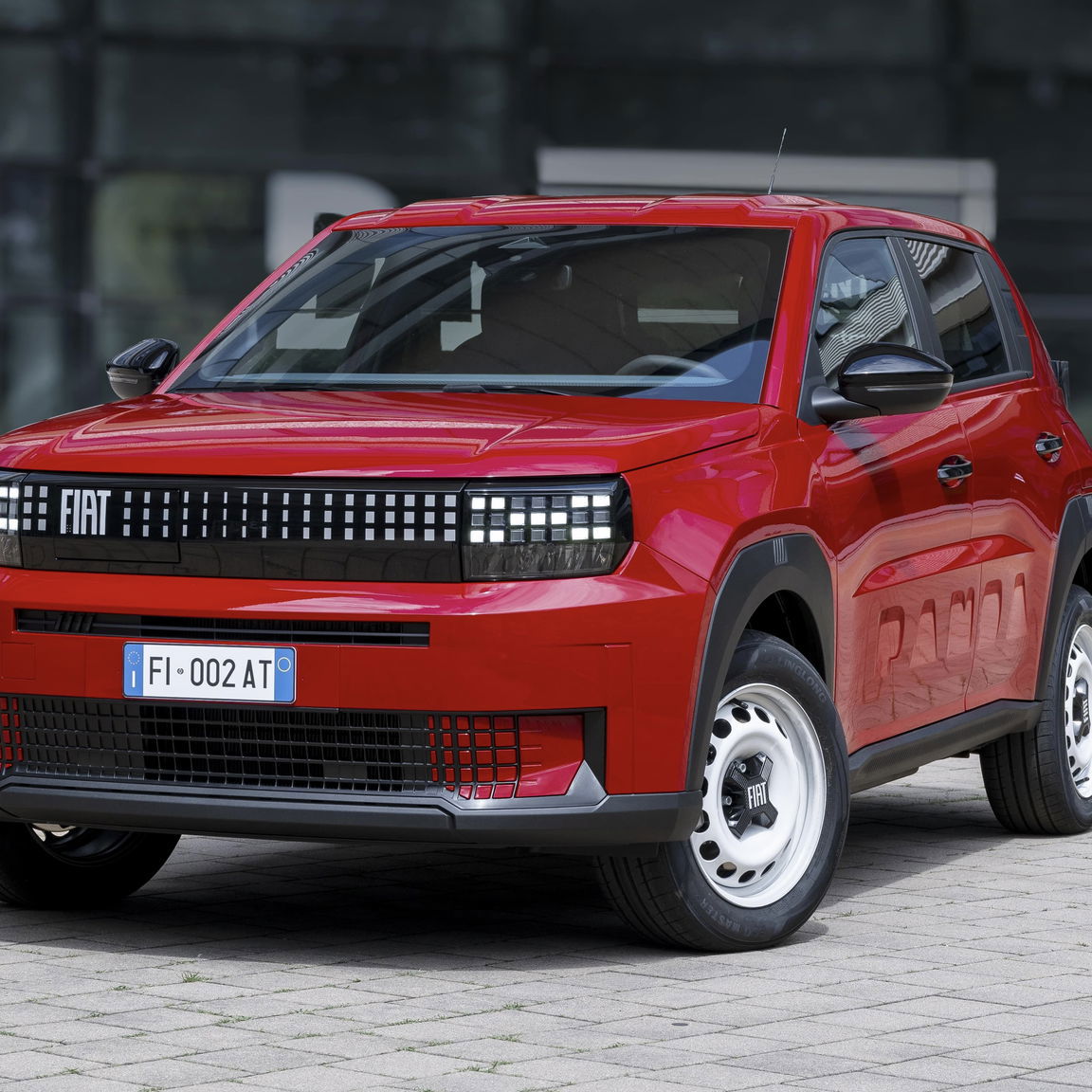 Fiat Grande Panda Electric Red - front