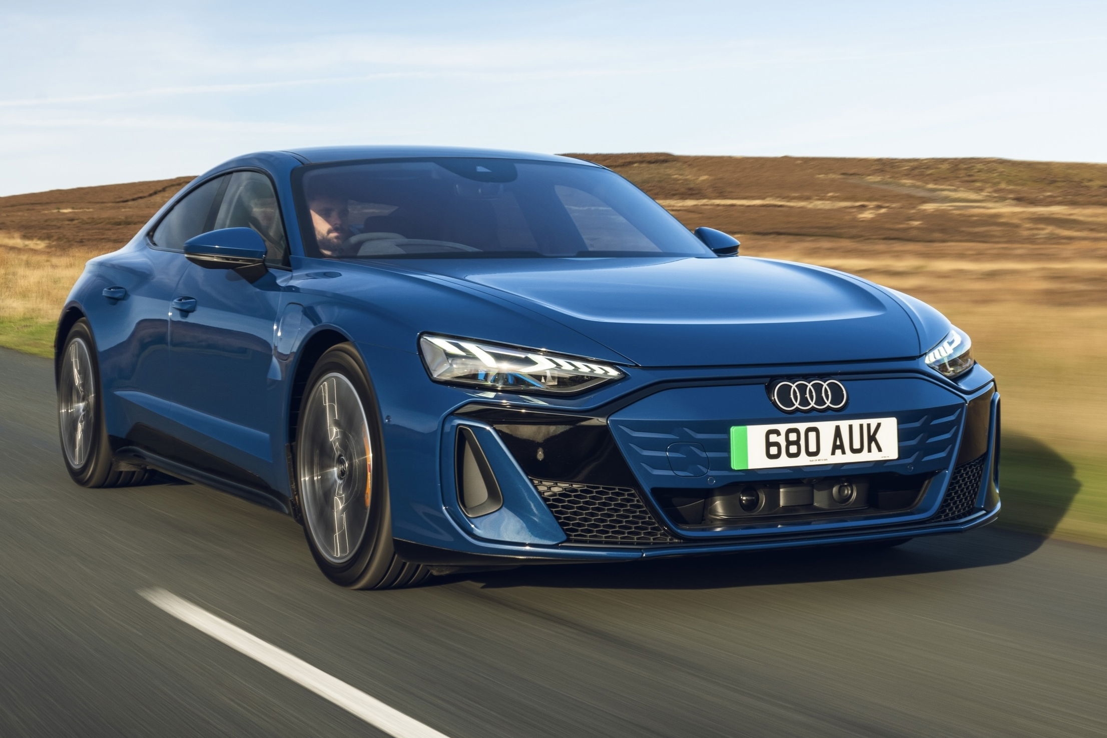 Audi S E-Tron GT - front, driving