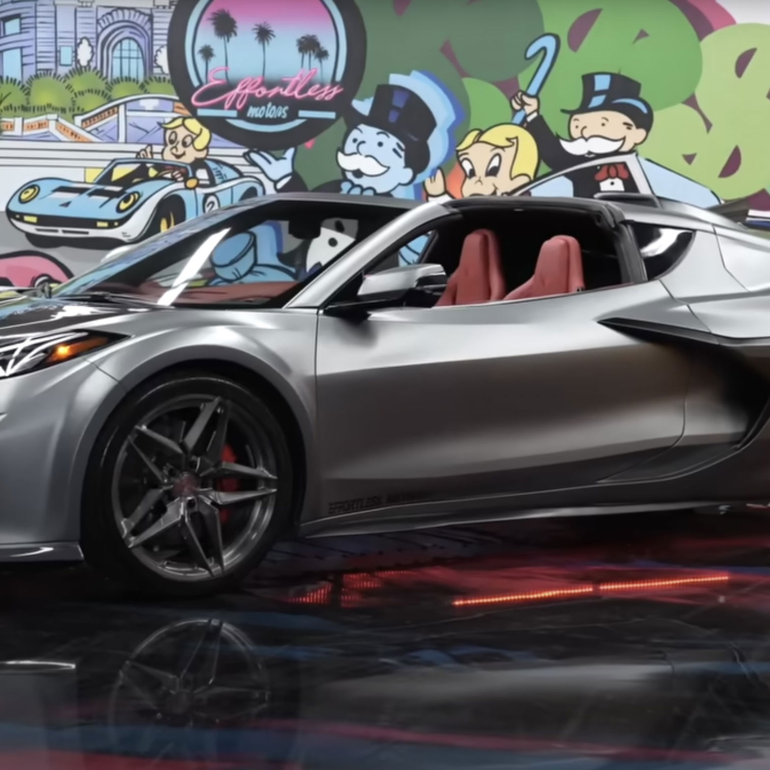 Shaquille O'Neals stretched Corvette Z06