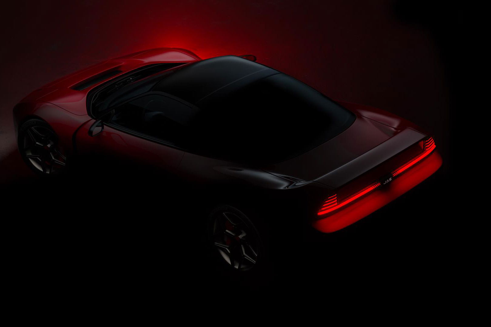 JAS Motorsport NSX teaser - rear