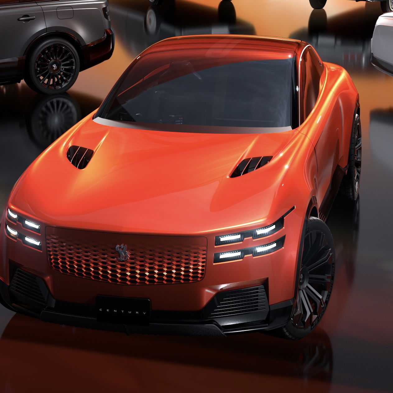 Century coupe concept - front
