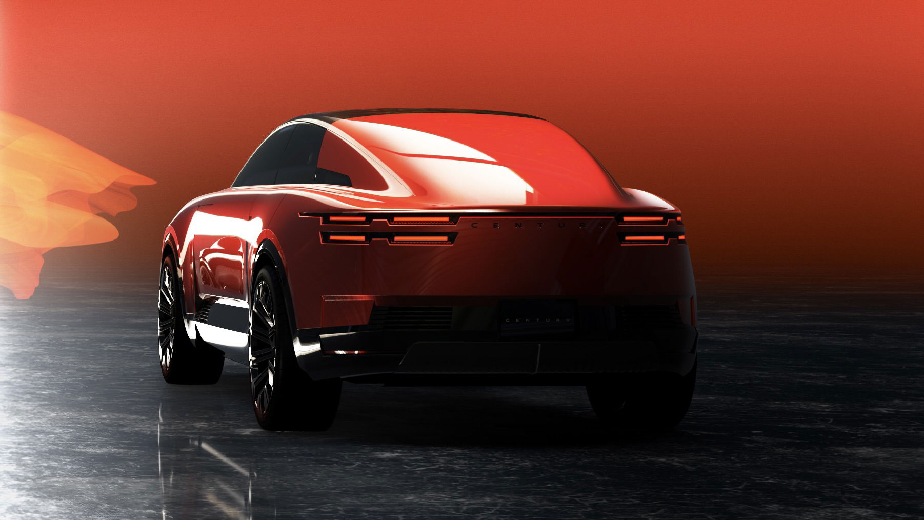 Century coupe concept - rear