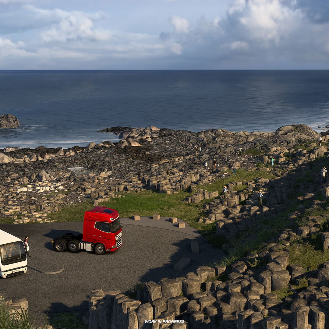 ETS2 Isle of Ireland, in-game screenshot