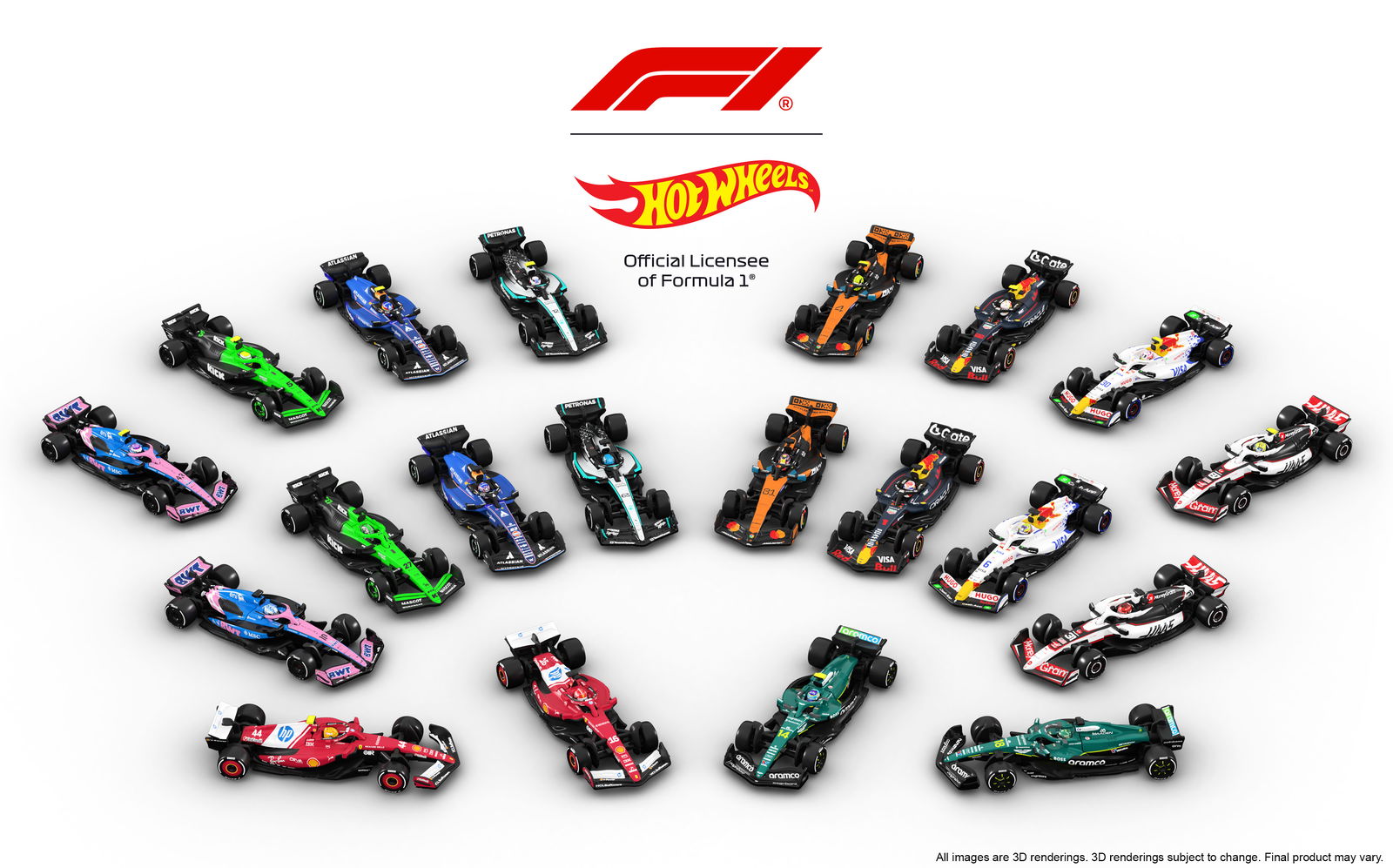 Ferrari And Aston Martin F1 Hot Wheels Are Coming