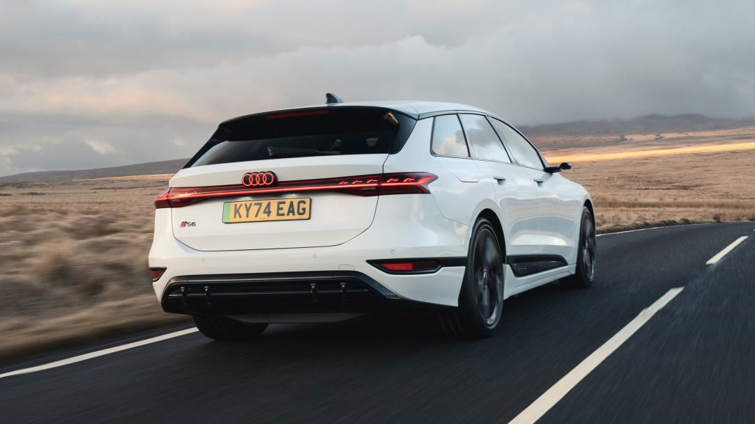 Audi S6 Avant E-Tron - rear, driving