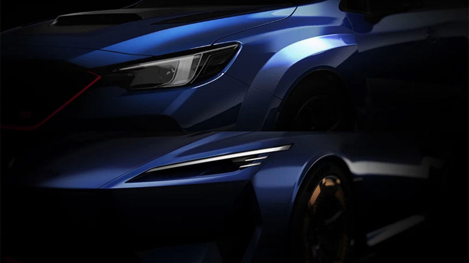 Subaru Performance-B (top) and Performance-E teasers