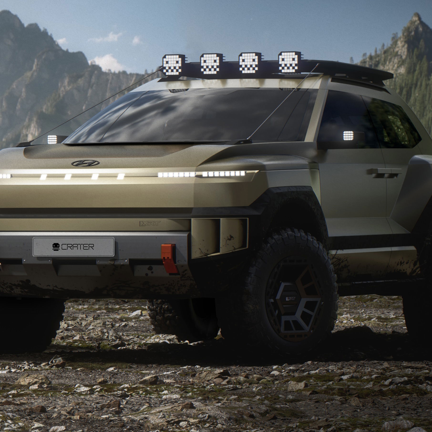 Hyundai Crater concept - front