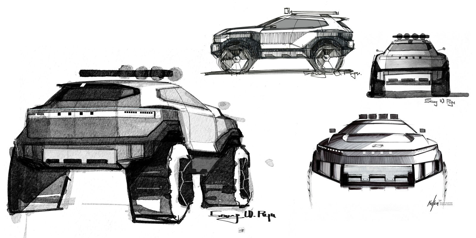 Hyundai Crater concept sketches