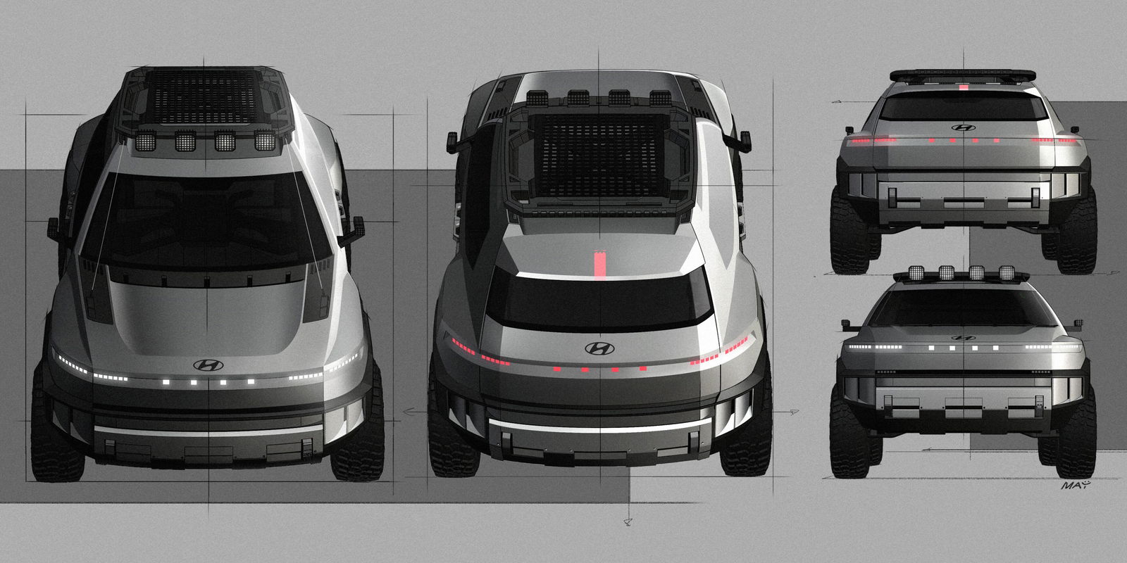 Hyundai Crater concept renders
