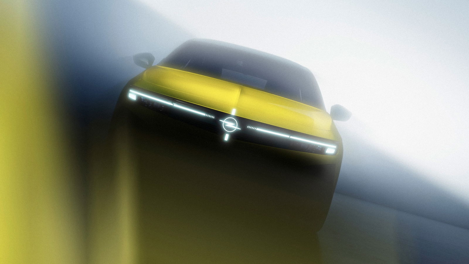 Opel Astra facelift teaser - front