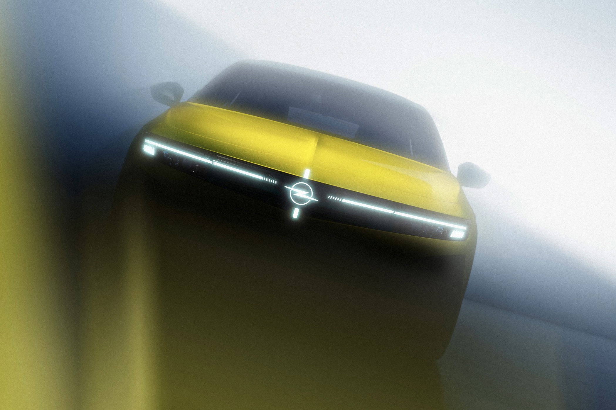 Opel Astra facelift teaser - front