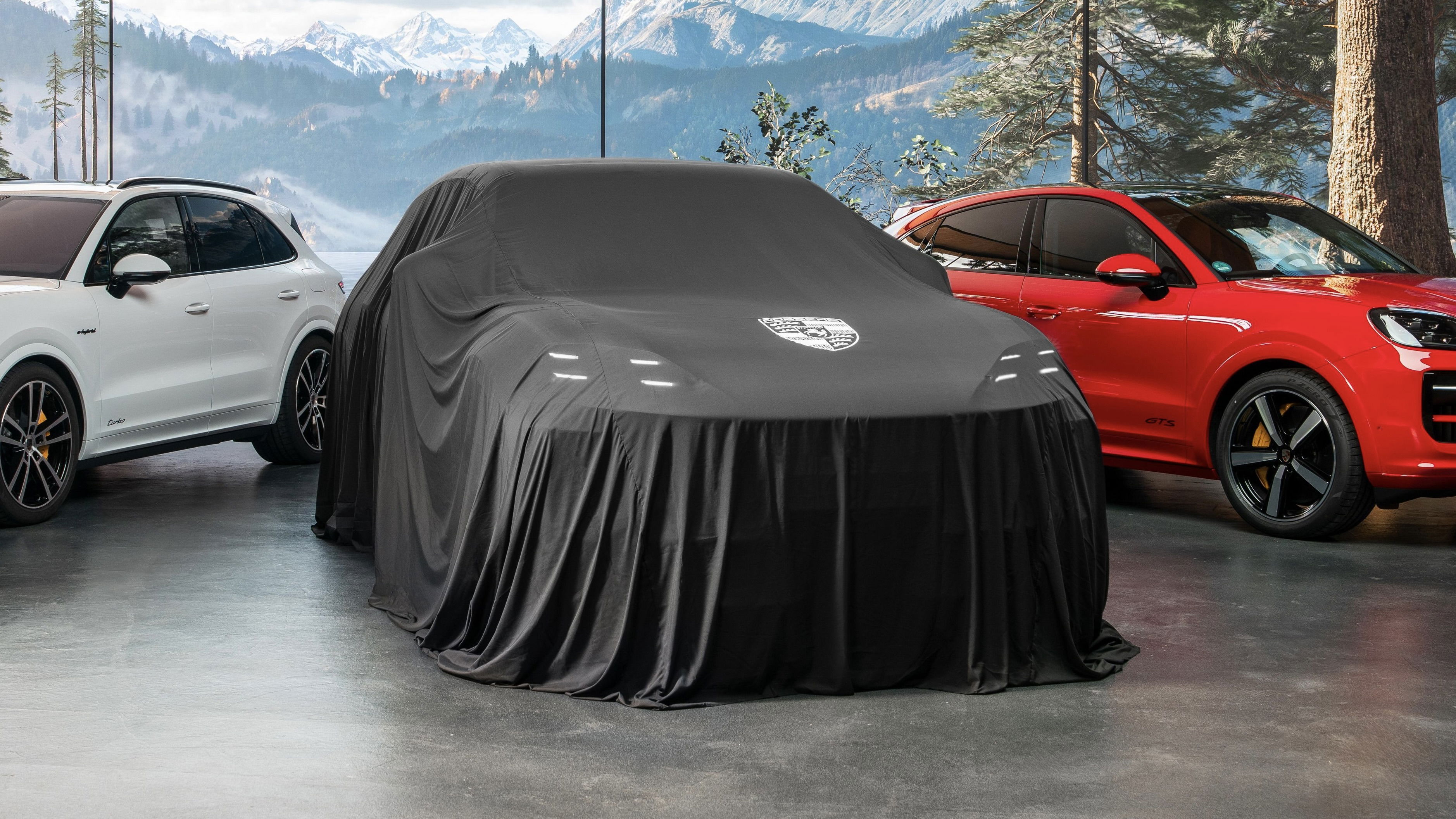 Porsche Cayenne EV teaser