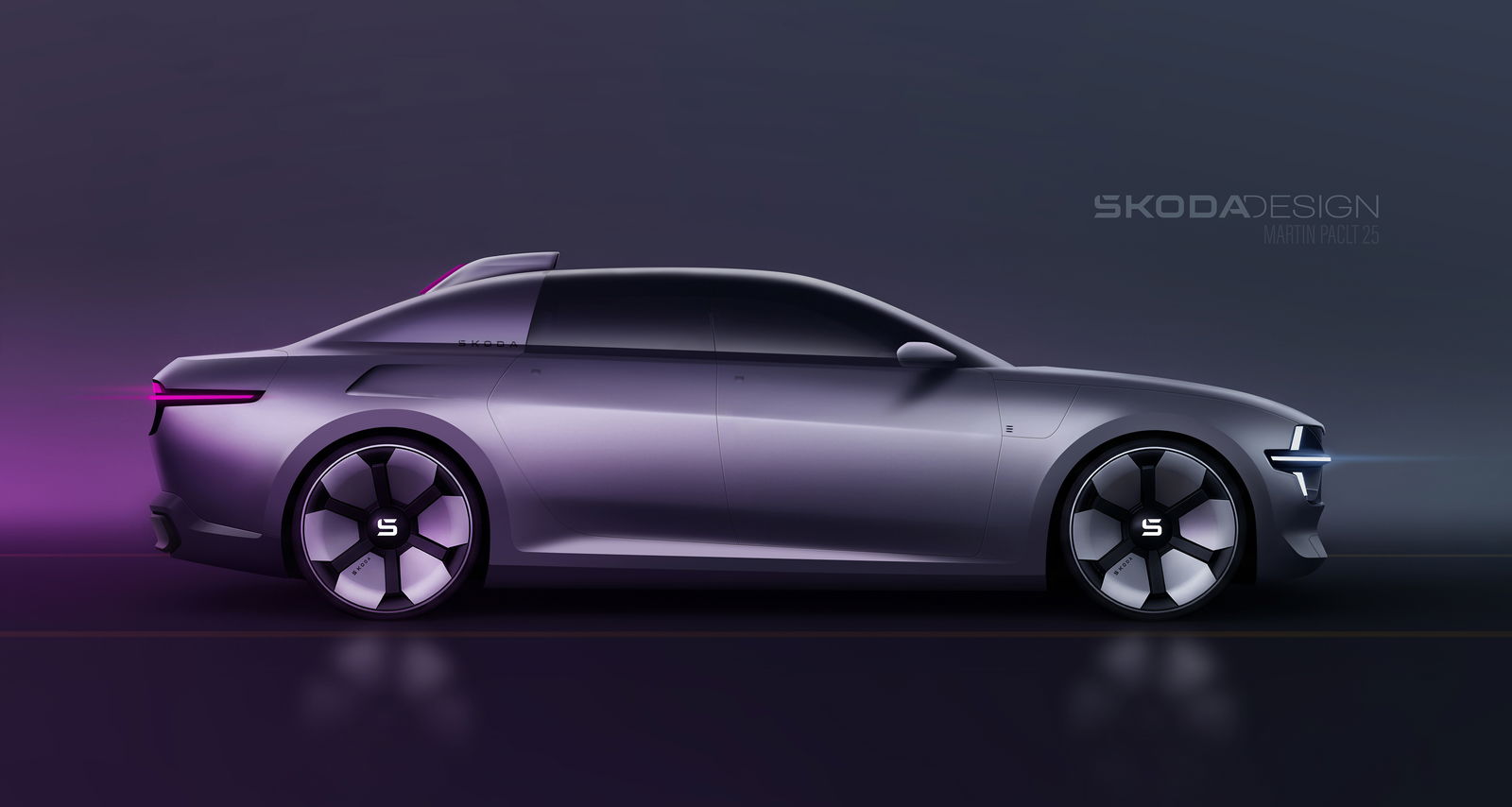 Skoda 100 concept - side