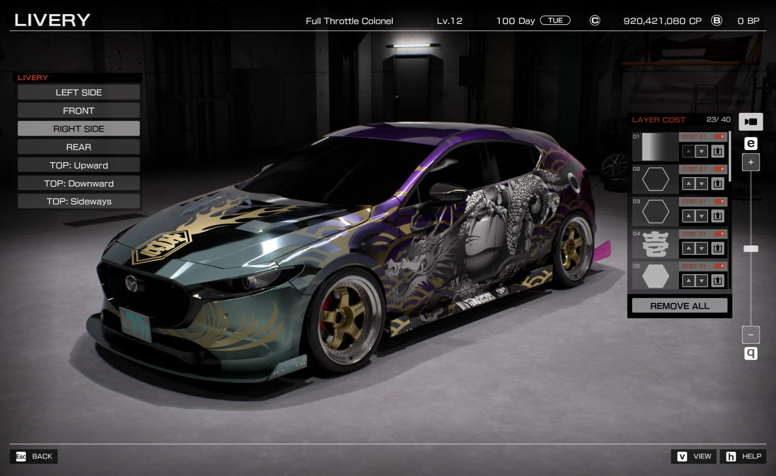 Tokyo Xtreme Racer customisation
