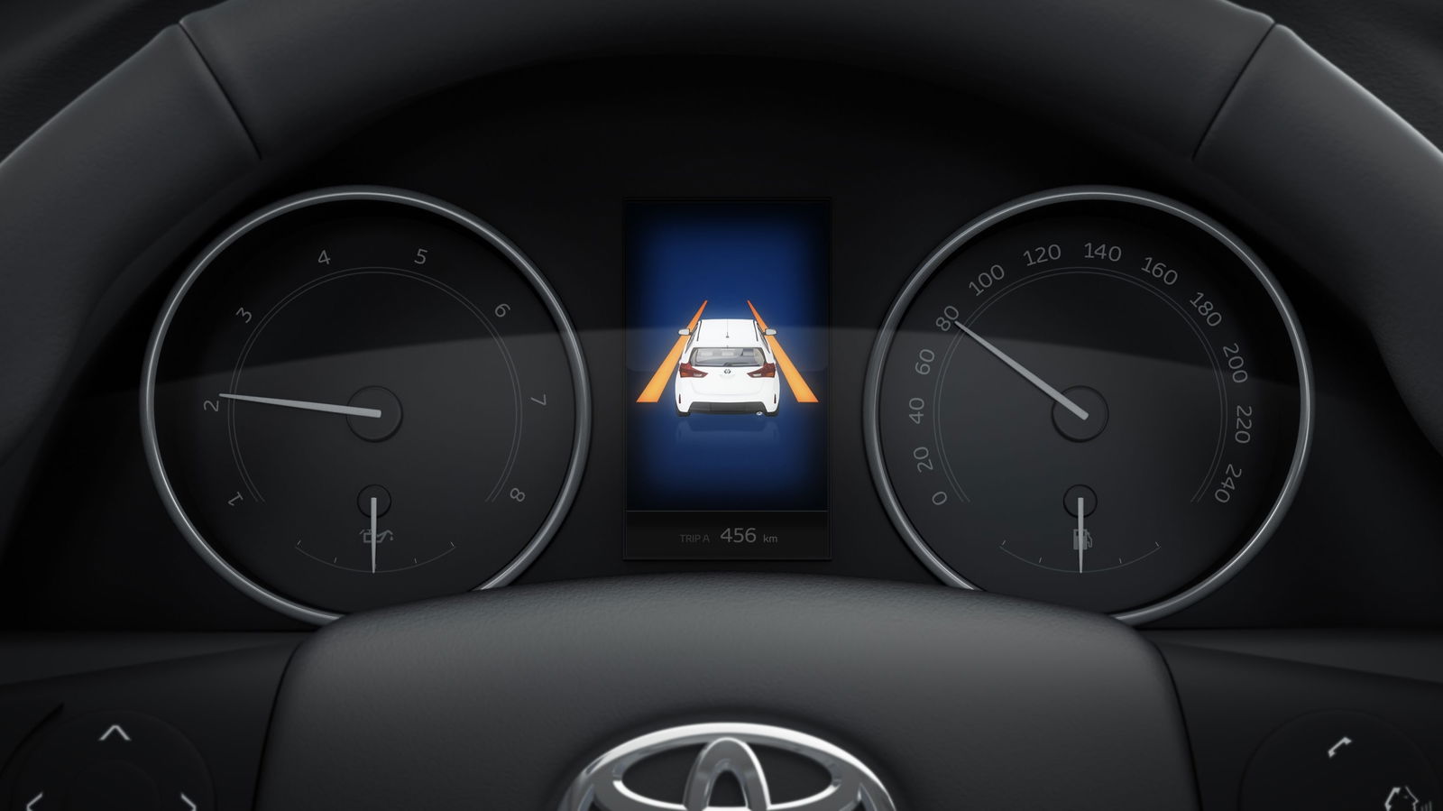 Lane departure alert