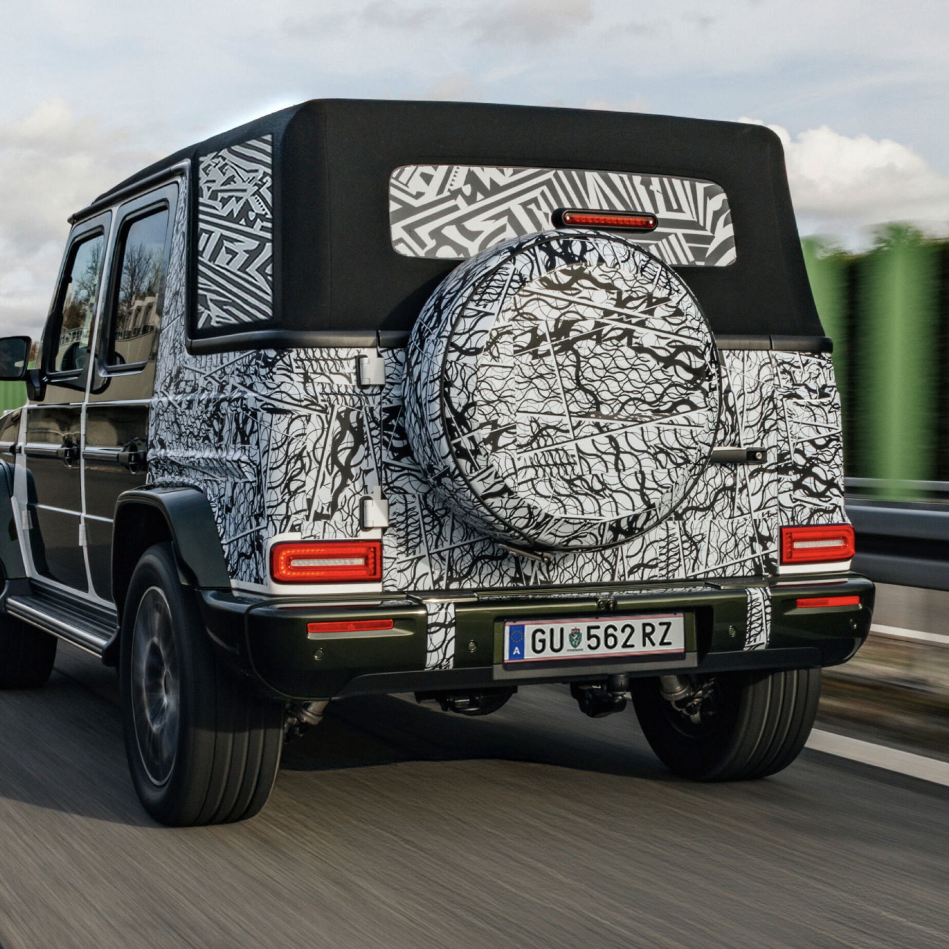 Mercedes G-Class Cabriolet prototype - rear