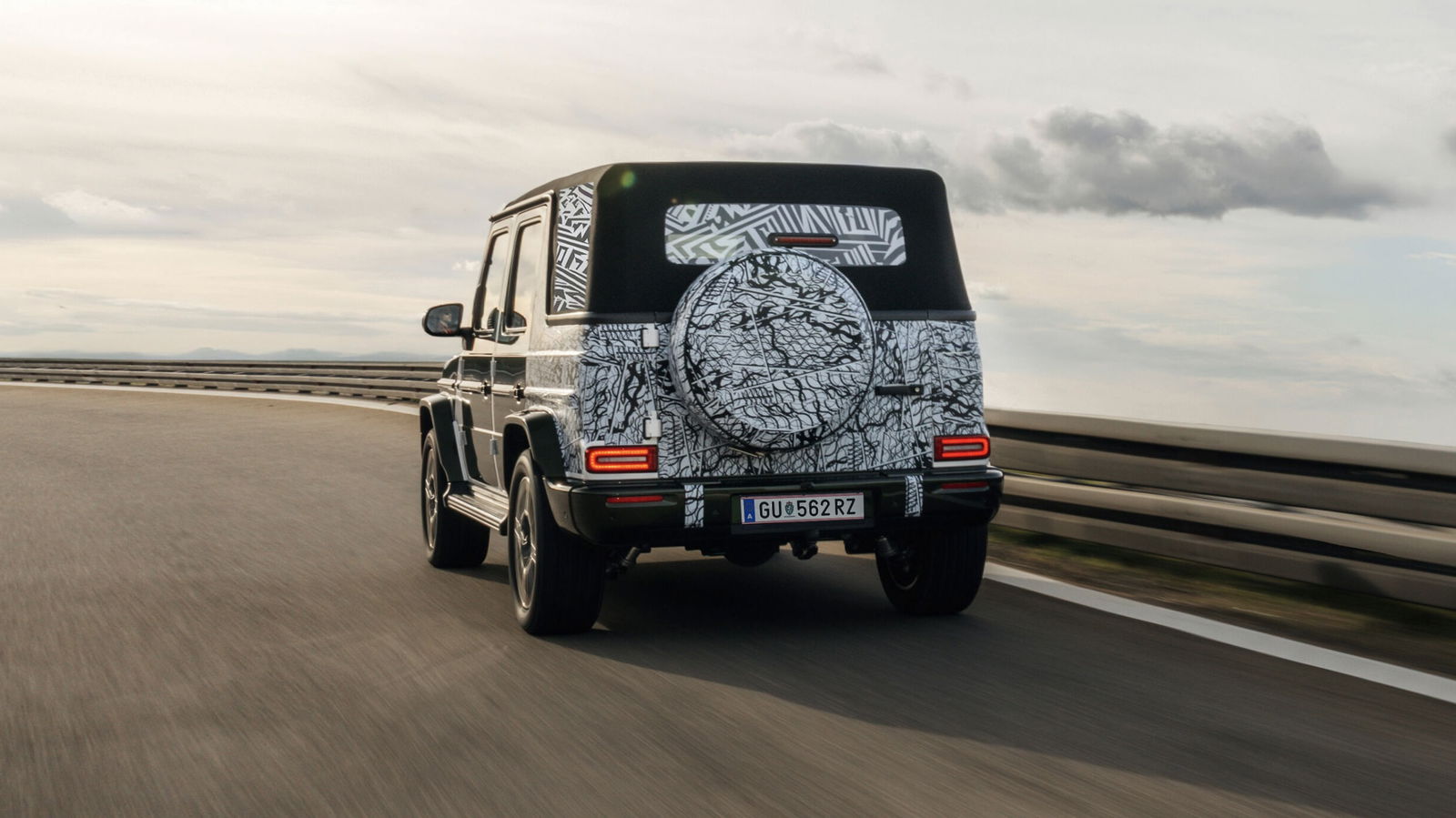 Mercedes G-Class Cabriolet prototype - rear