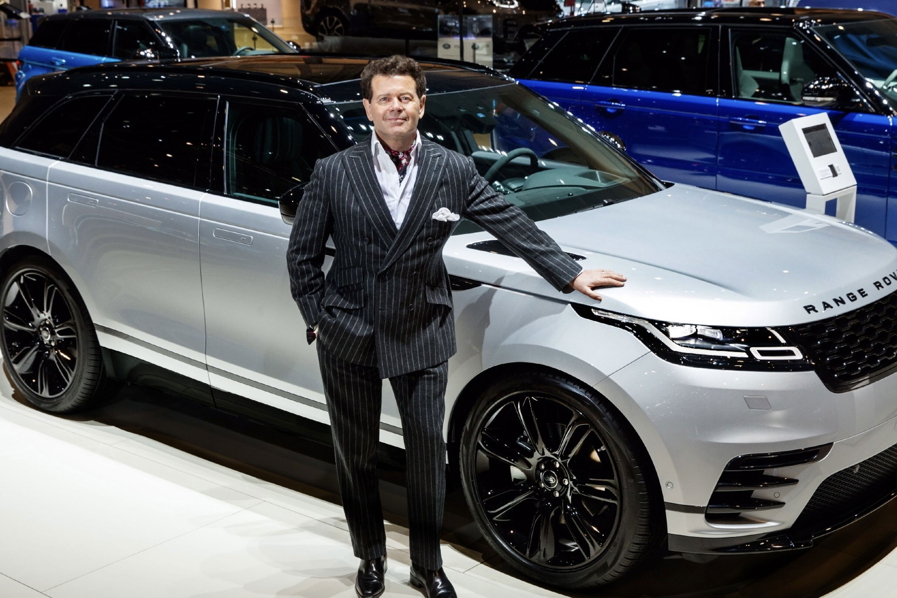 Gerry McGovern with Range Rover Velar