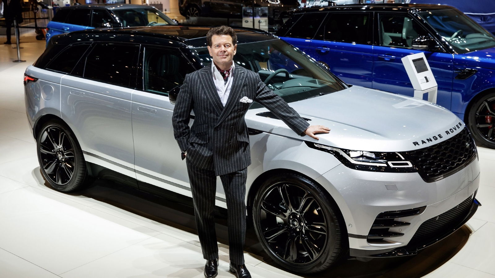 Gerry McGovern with Range Rover Velar