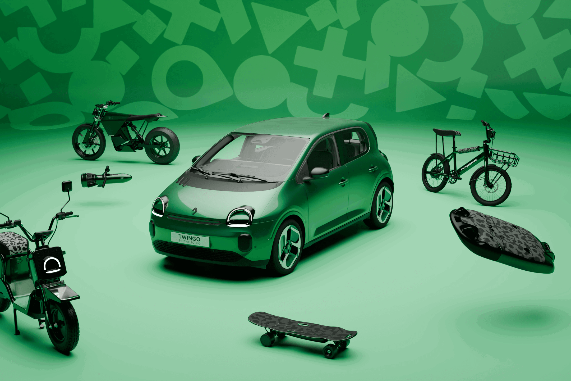 Renault Twingo with 'Twingomania' concepts