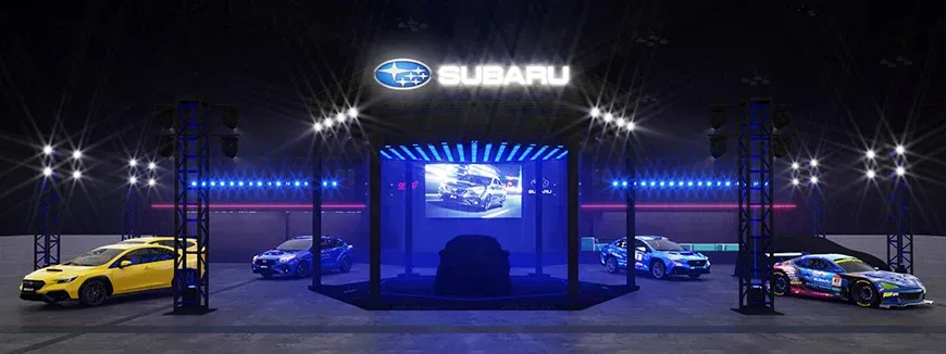Subaru Tokyo Auto Salon stand preview