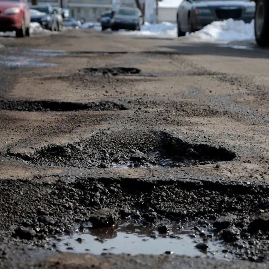 Potholes in the UK