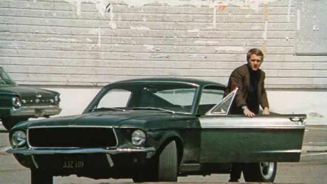Steve McQueen in the film Bullitt