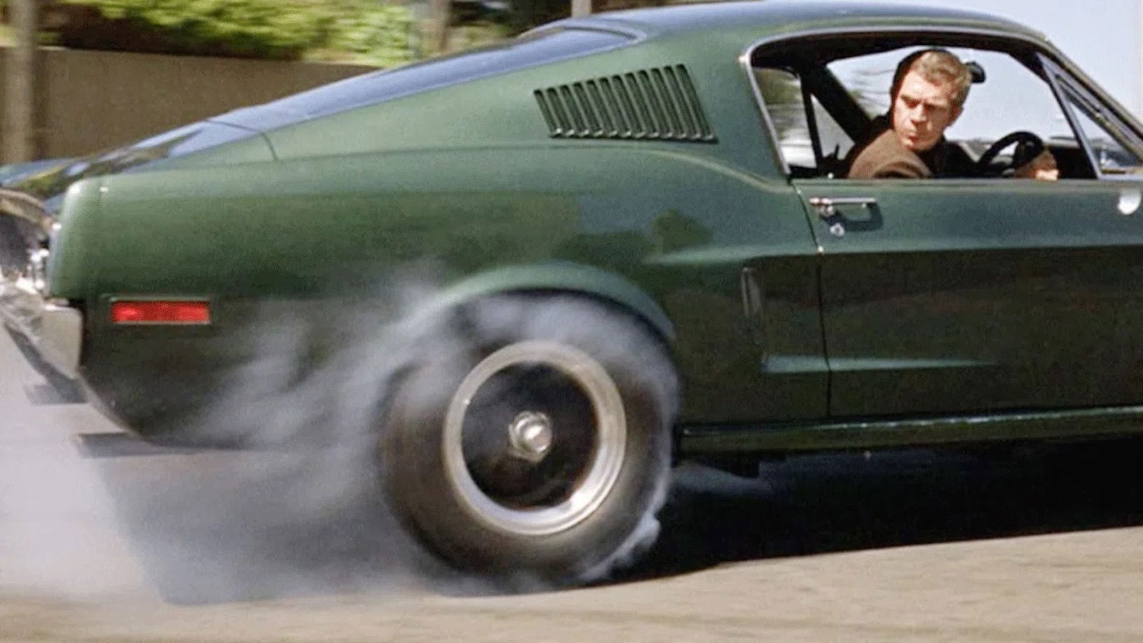 Steve McQueen in the film Bullitt