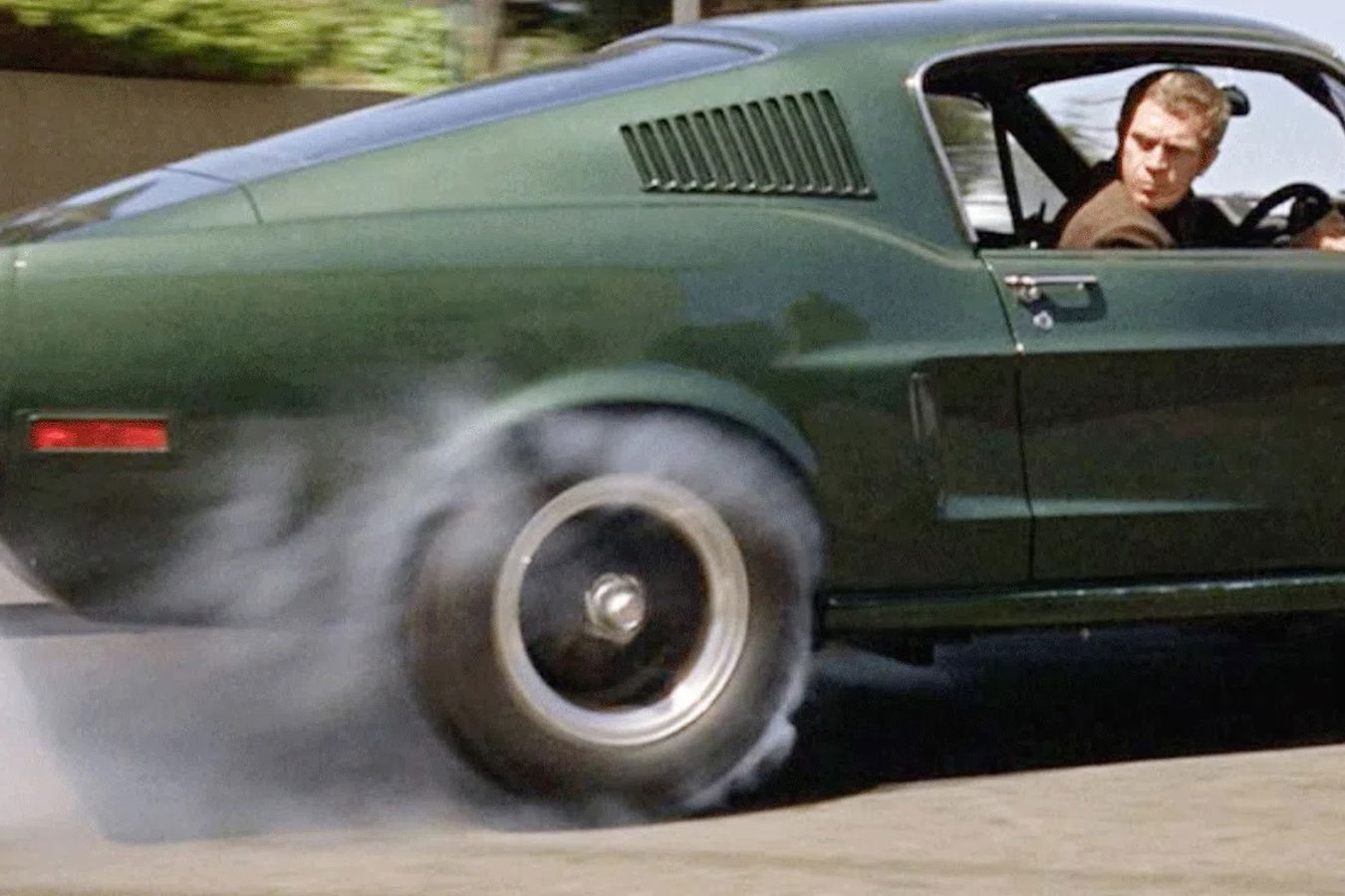 Steve McQueen in the film Bullitt
