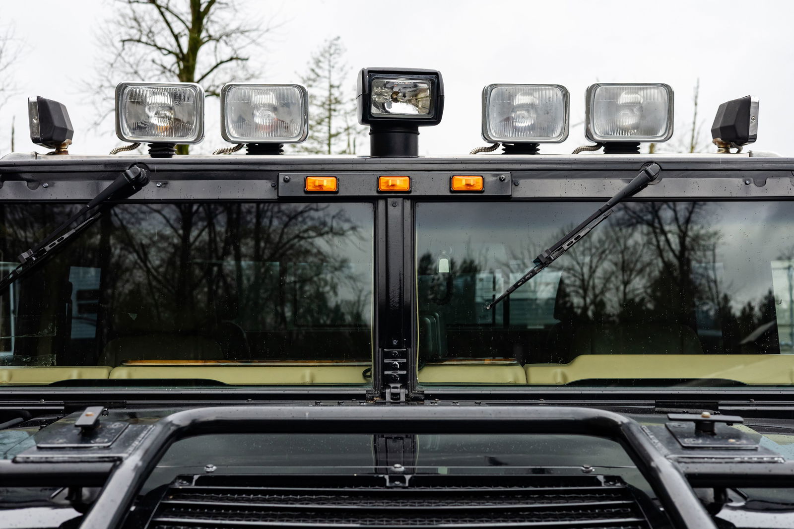 Is it even a Hummer without a row of eye-melting lights on the roof?