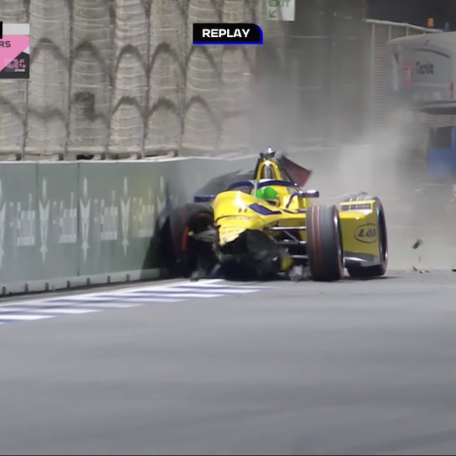 Izzy Hammond Formula E crash