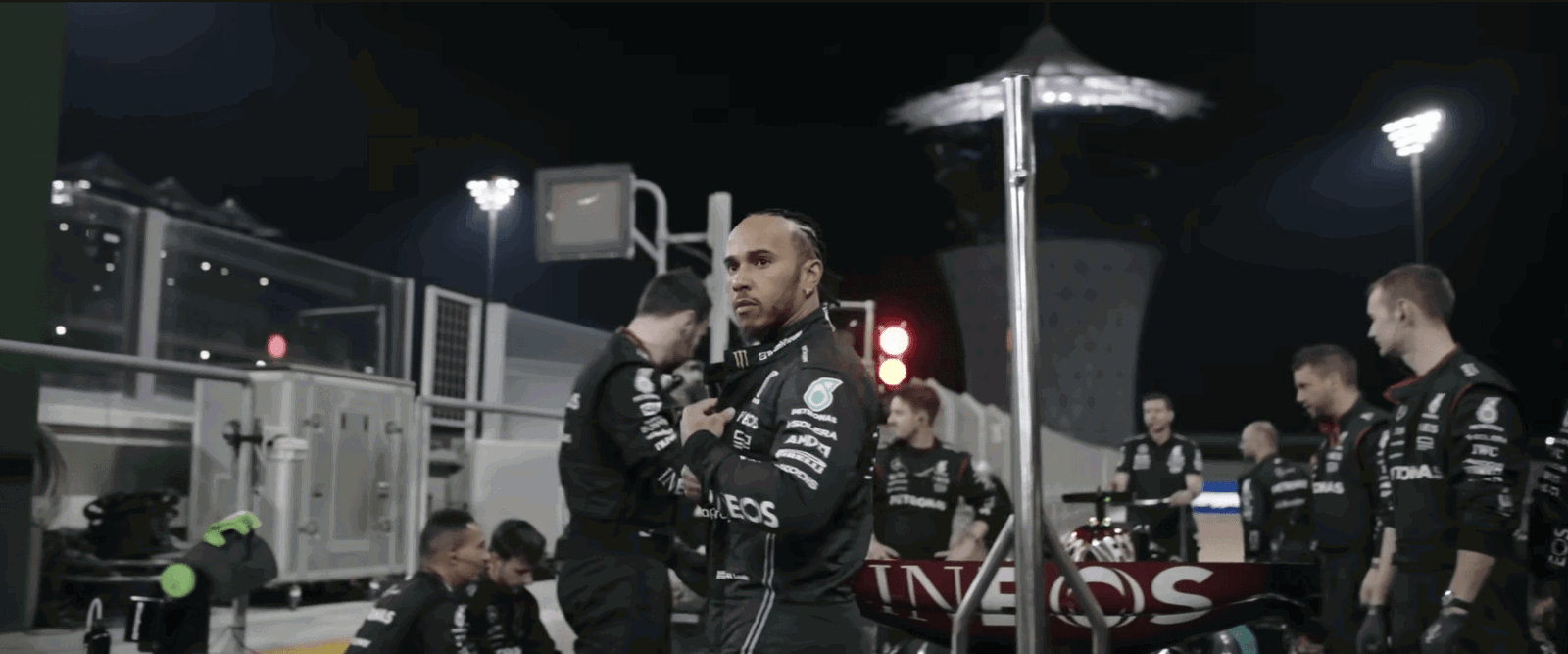 Lewis Hamilton's cameo in the F1 movie