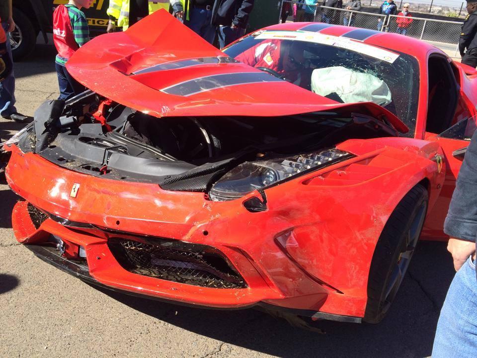 Smashing A Ferrari 458 Speciale Into A Tyre Wall Is The Most Depressing End To A Track Day Imaginable