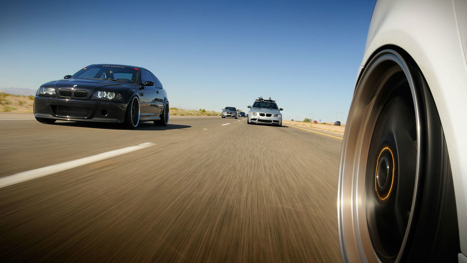Taken Inches From The Ground At Speed, This Impromptu BMW Group Shot Looks Incredible 