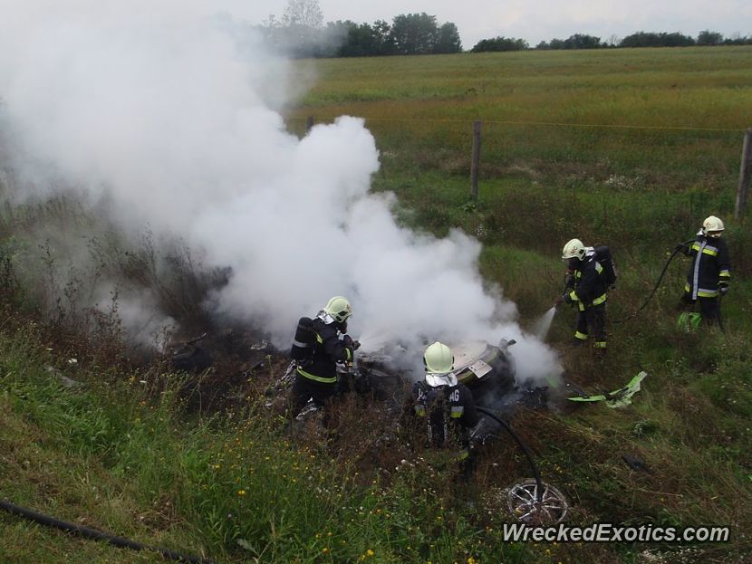 This Is All That Remains Of The First Crashed Lamborghini Huracan