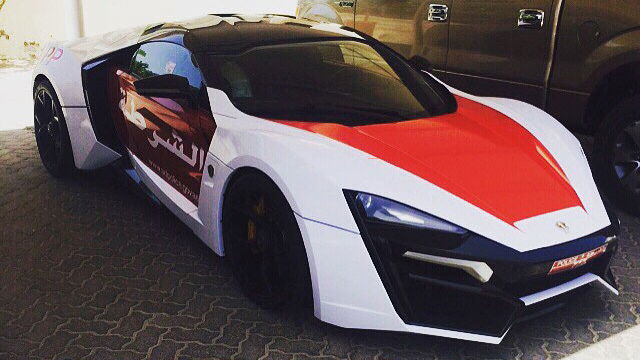 Abu Dhabi Cops Have Just Added A Lykan HyperSport To Their Supercar Fleet